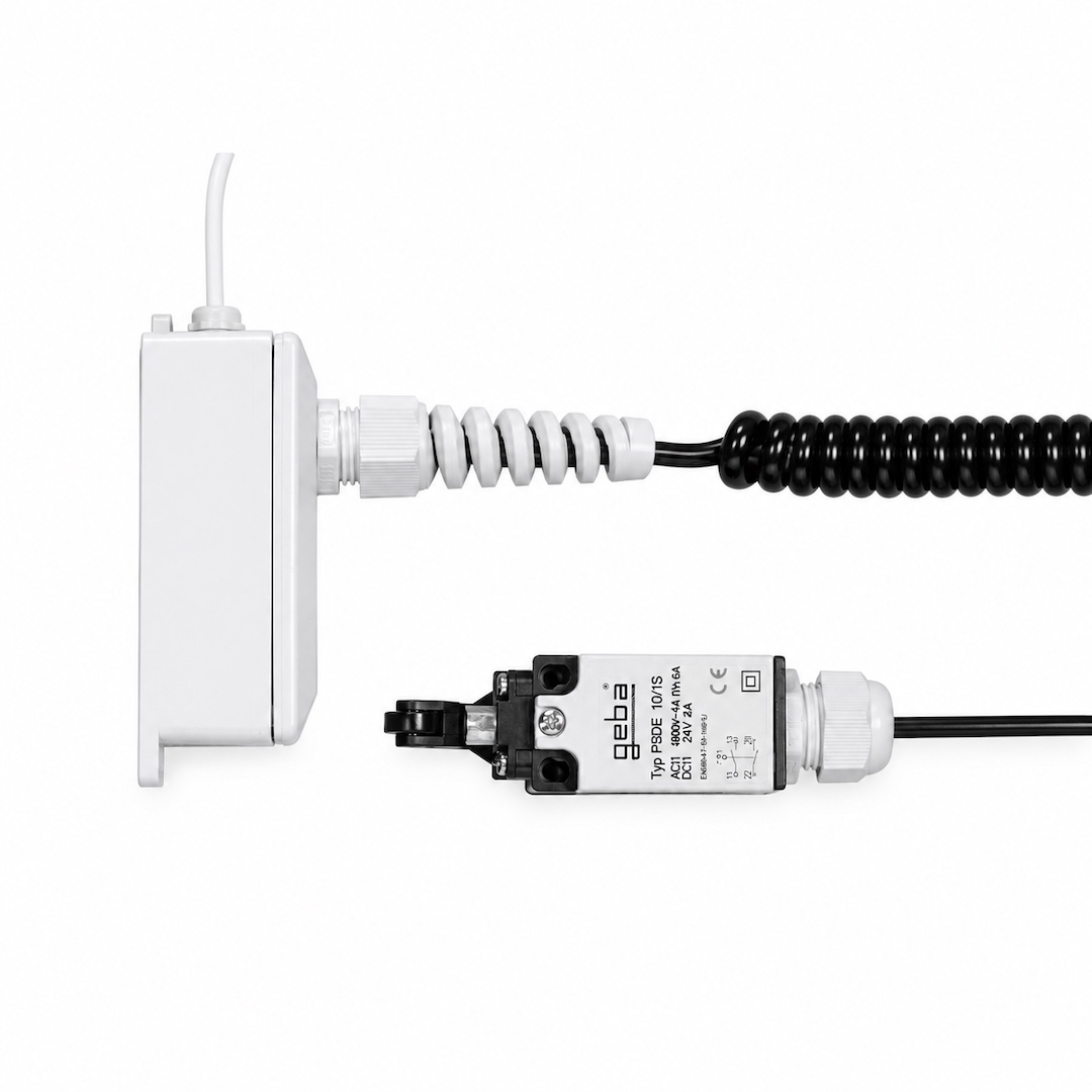 Loopdeurcontact mechanisch opbouw